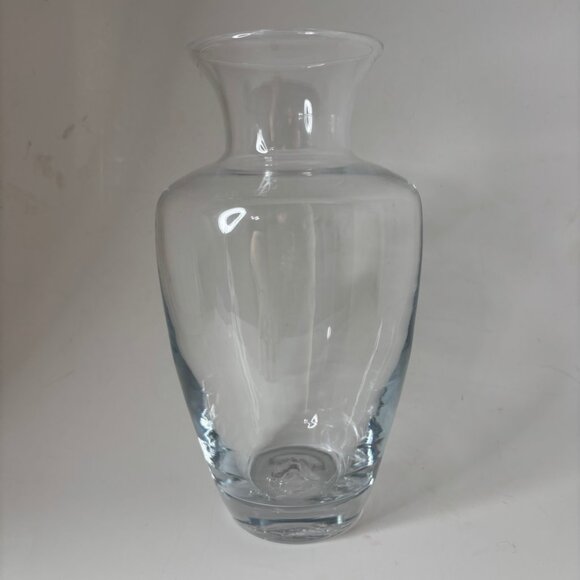 Simon Pearce Shelburne Glass Hand Blown Vase Signed 10" Tall